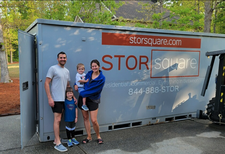 Moving container and portable storage unit in Woodstock